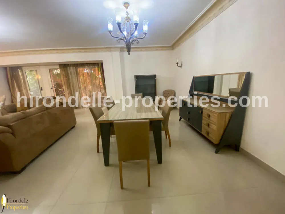 Duplex With Private Garden For Rent In Katameya Heights