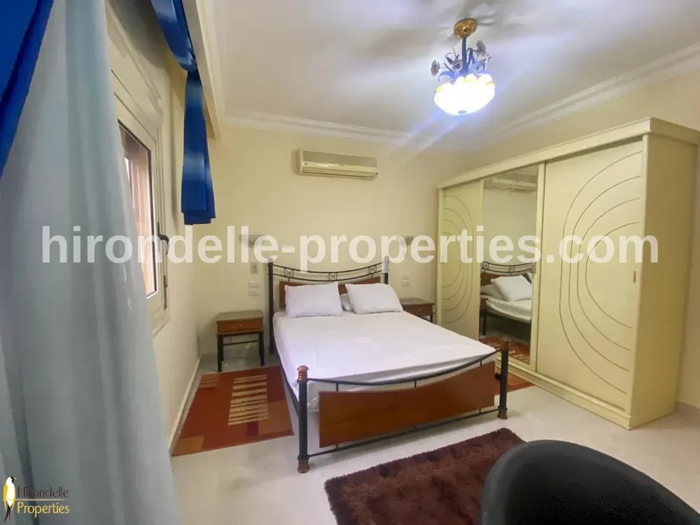 Duplex With Private Garden For Rent In Katameya Heights