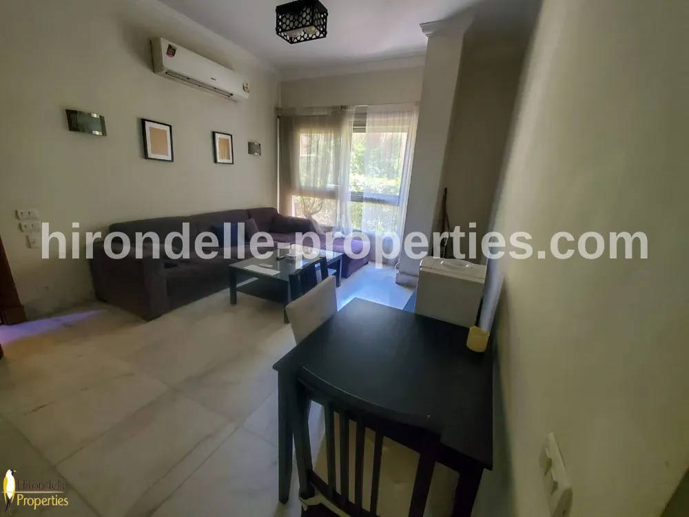 Fully Furnished Flat With Open Kitchen , Pool ,Gym For Rent In Maadi Sarayat