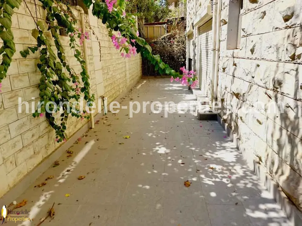 Ground floor With Shared Pool For Rent In Maadi Sarayat