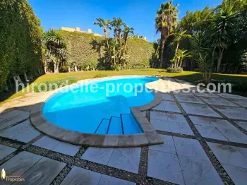 Villa With Private Pool And Garden For Rent In Katameya Heights