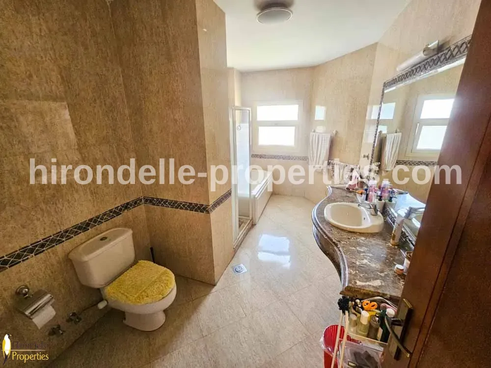 Fully Furnished Flat With Shared Pool For Rent In Maadi