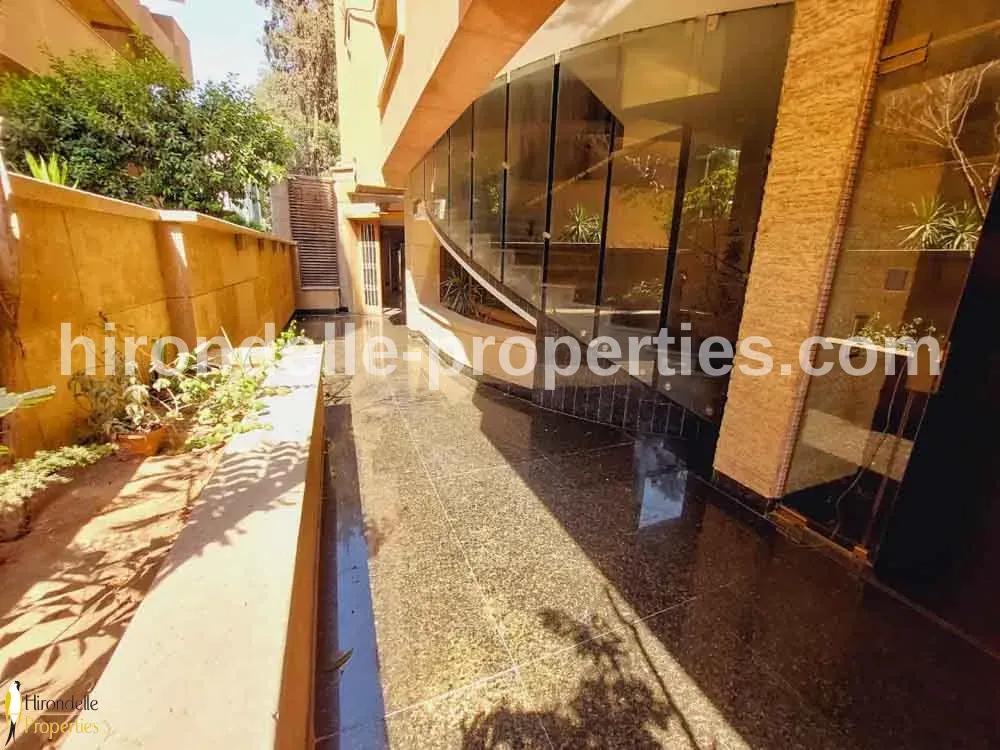 Ground Floor Duplex With Shared Pool For Rent In Maadi Degla