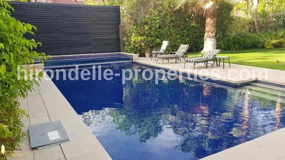 Villa With Private Swimming Pool For Rent In Katameya Heights