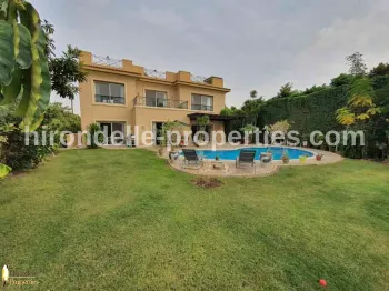 Villa With Private Garden For Rent In Katameya Heights