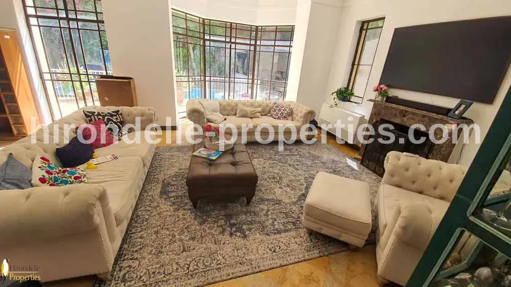 Villa With Private Pool And Garden For Rent In Maadi Sarayat