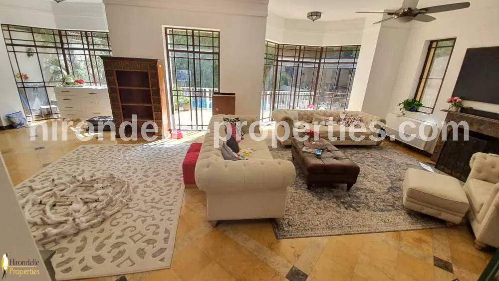 Villa With Private Pool And Garden For Rent In Maadi Sarayat