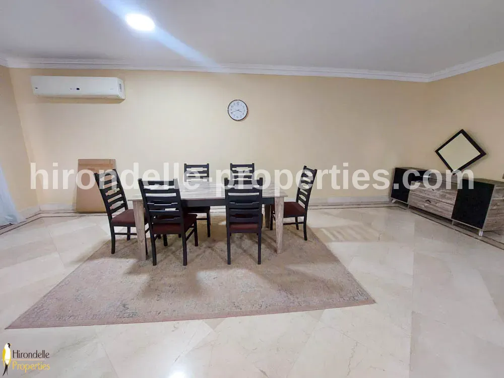 Duplex With Shared Pool For Rent In Maadi Sarayat