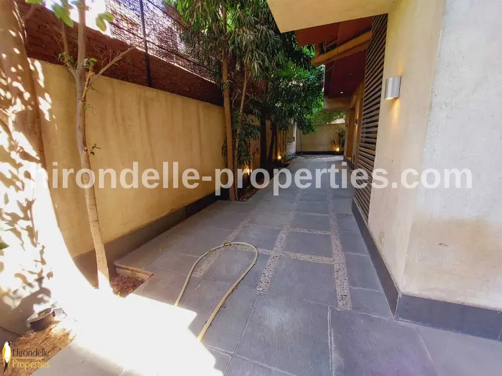 Ground Floor Duplex With Shared Pool For Rent In Maadi Degla