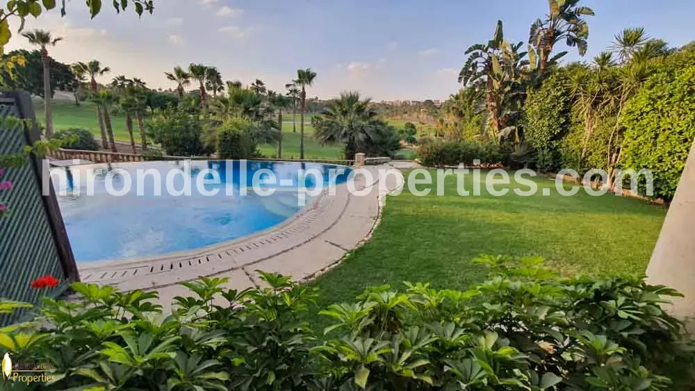 Townhouse Overlooking Golf View For Rent In Katameya Heights