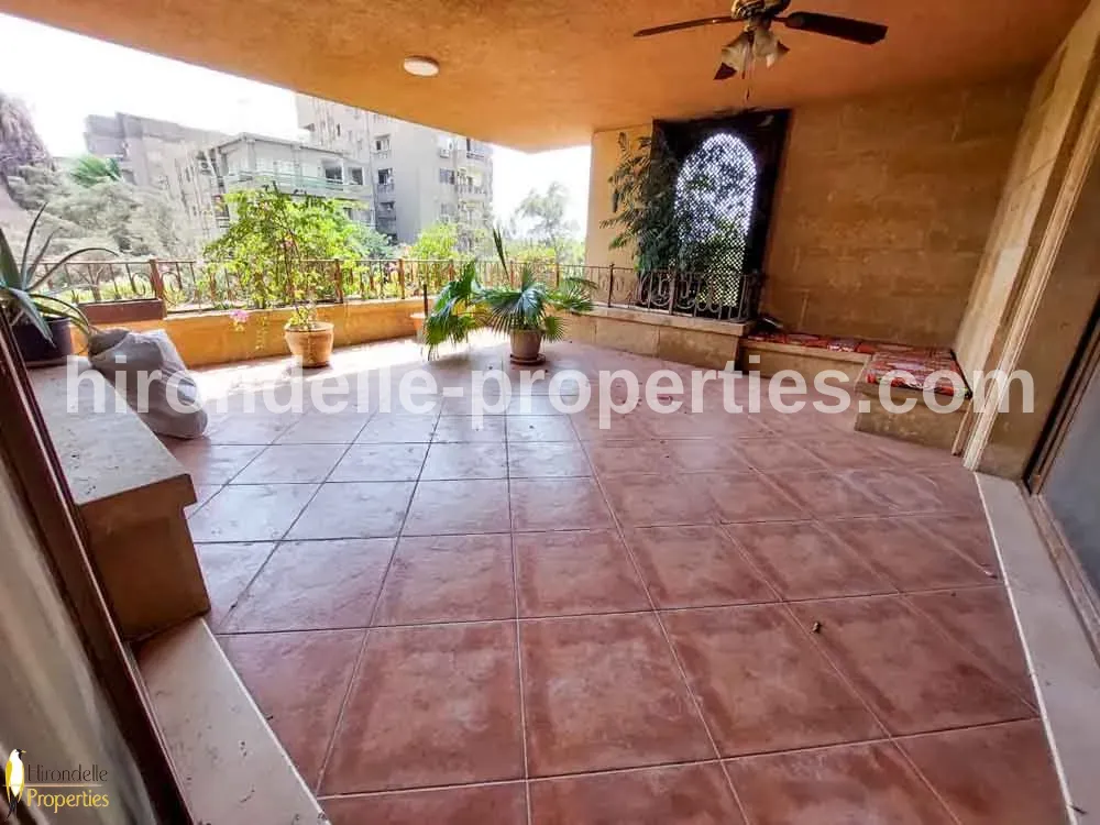 Luxurious Flat With Shared Pool For Rent In Maadi Degla