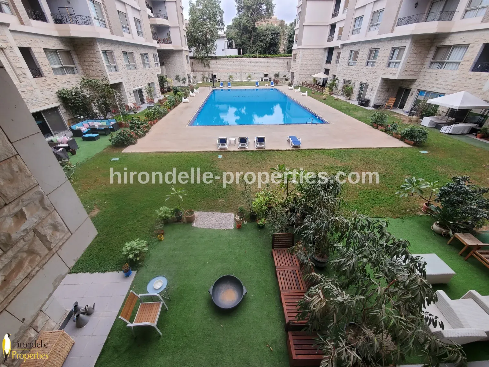 Good Price Flat With Shared Pool For Rent In Maadi Sarayat 