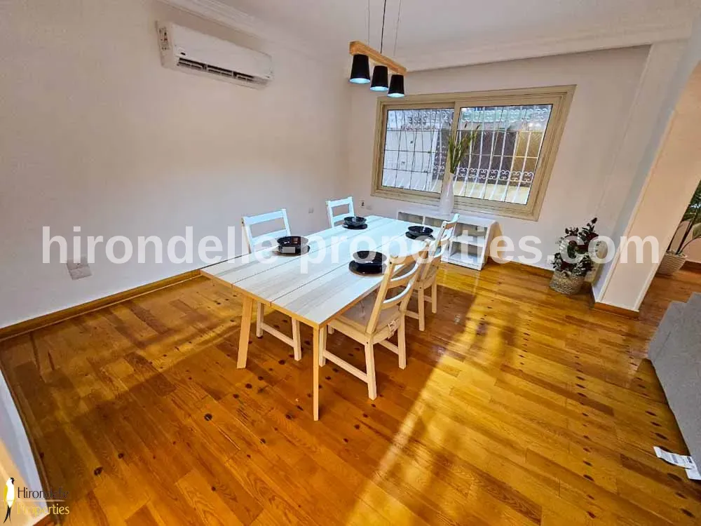 Ground Floor With Huge Garden For Rent in Maadi Degla