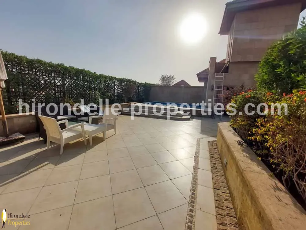 Luxurious Flat With Shared Pool For Rent In Maadi Degla