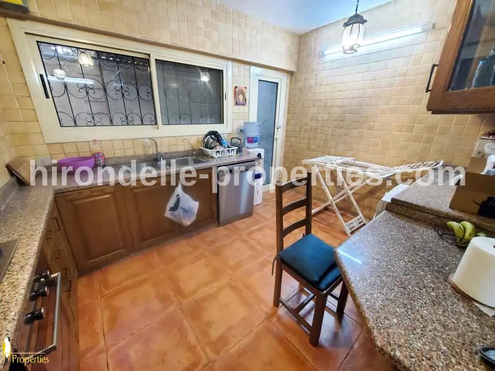 Ground Floor With Shared Pool For Rent In Maadi Sarayat