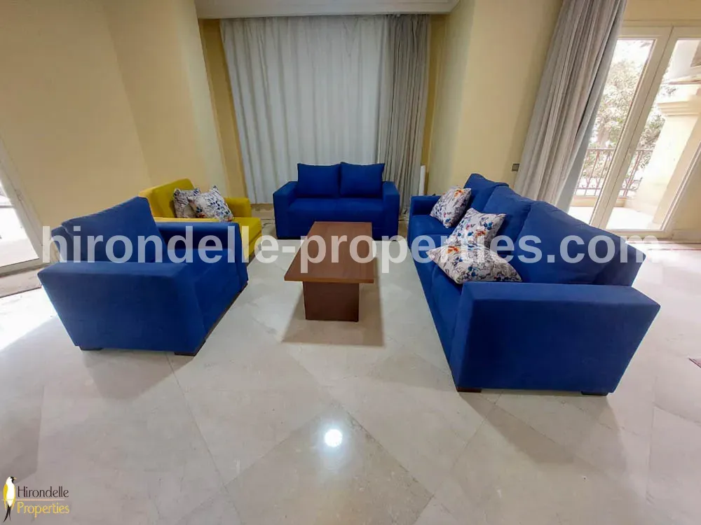 Duplex With Shared Pool For Rent In Maadi Sarayat