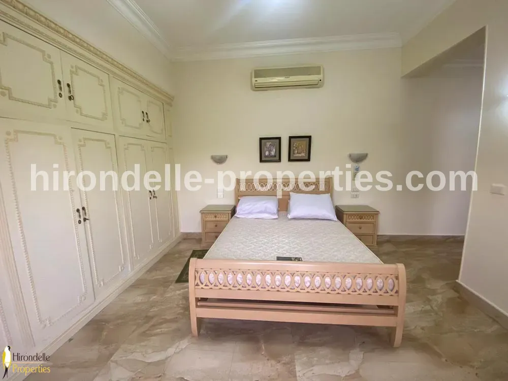 Duplex With Private Garden For Rent In Katameya Heights