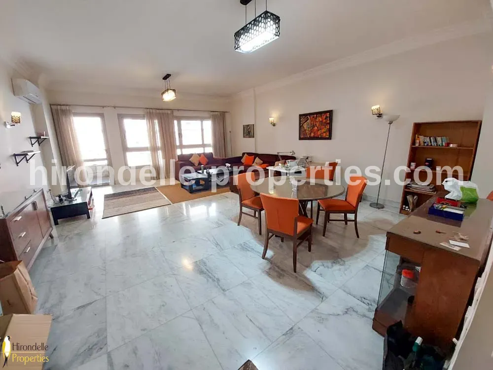 Good Price Flat With Shared Pool For Rent In Maadi Sarayat 