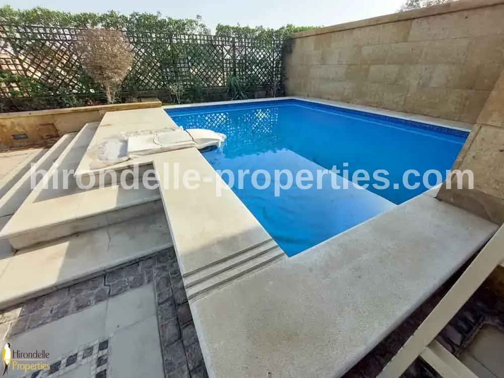 Luxurious Flat With Shared Pool For Rent In Maadi Degla