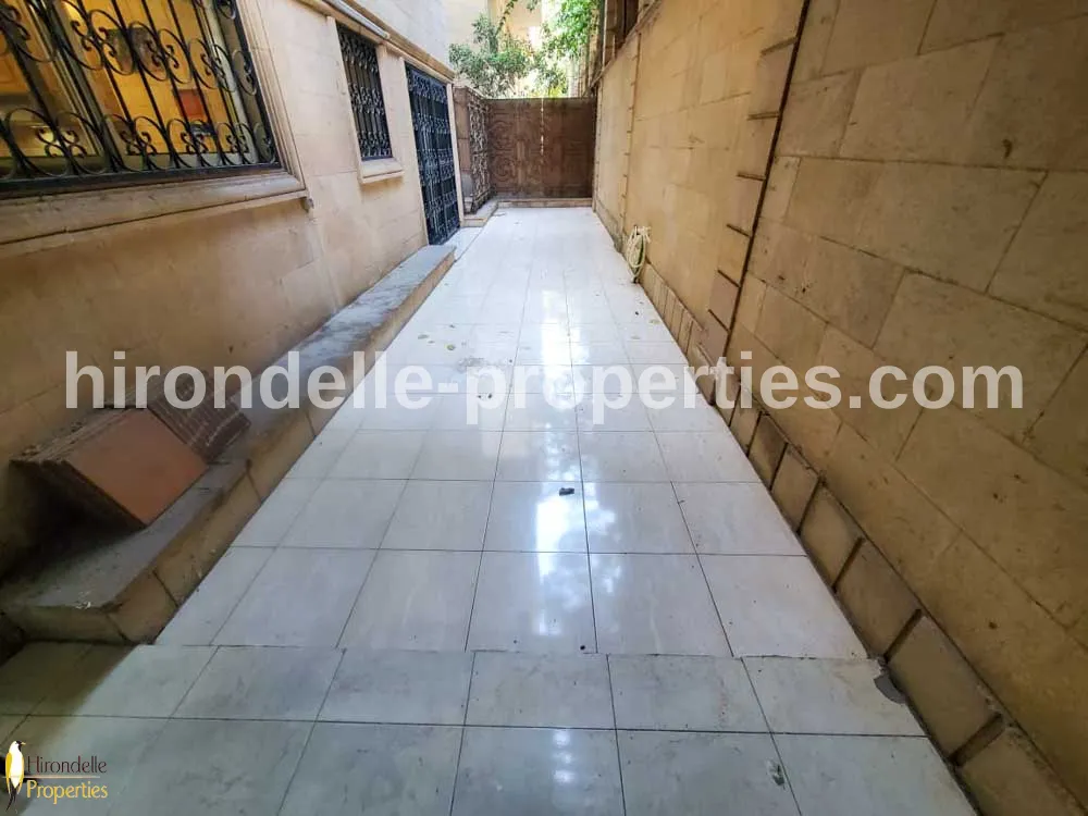 Ground Floor With Shared Pool For Rent In Maadi Sarayat