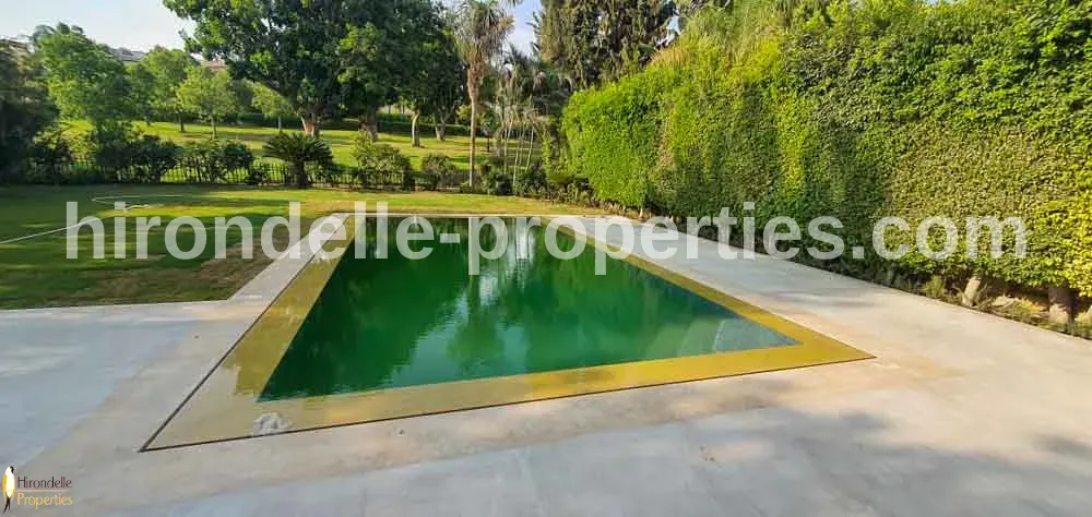 Villa With Pool And Garden For Rent In Katameya Heights