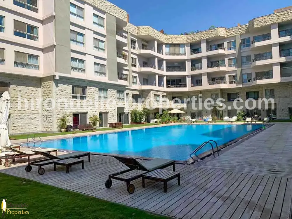 Fully Furnished Flat With Open Kitchen , Pool ,Gym For Rent In Maadi Sarayat