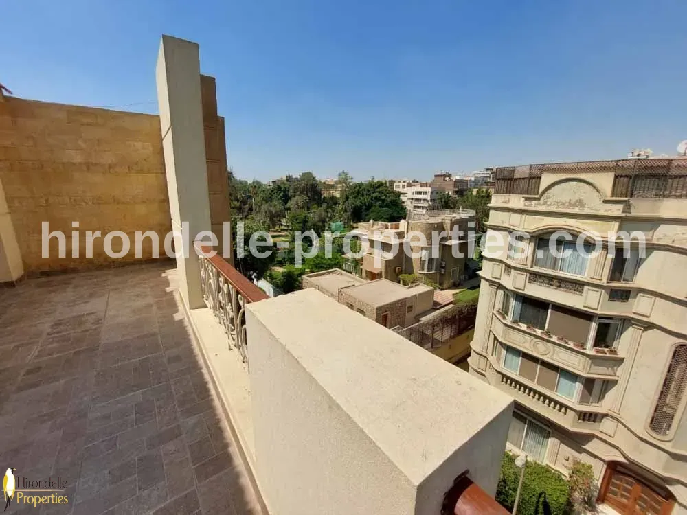 Modern Penthouse For Rent In Maadi Sarayat