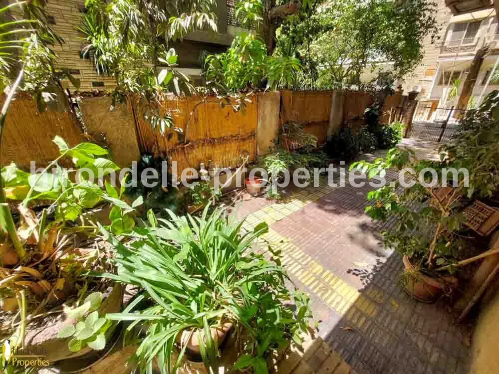 Ground Floor Duplex With Private Garden For Rent In Maadi Sarayat