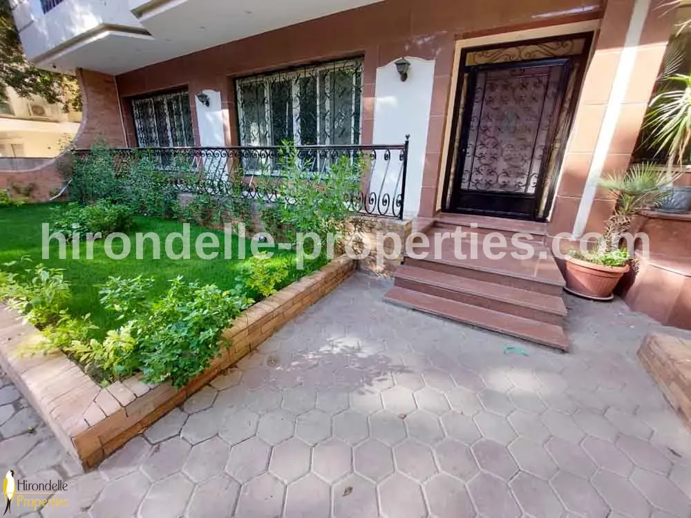 Ground Floor With Private Entrance And Backyard For Rent In Maadi Degla