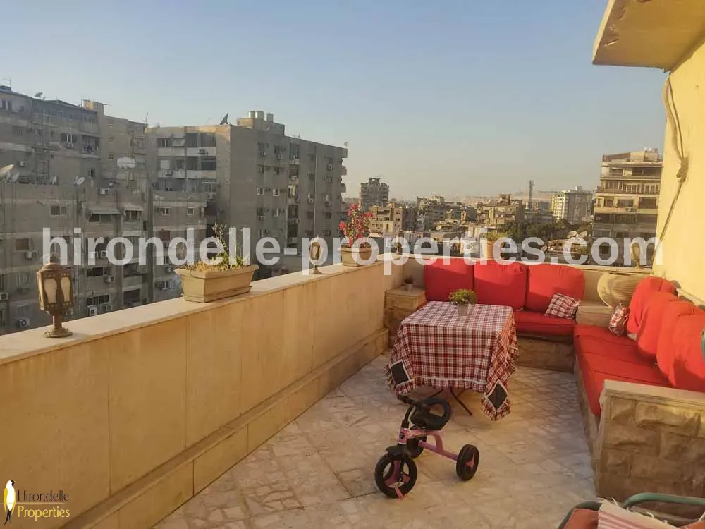 Apartment With Terrace For Sale In New Maadi