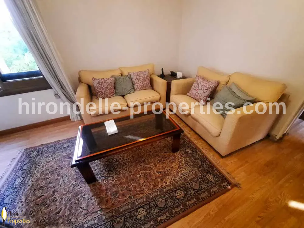 Flat With Two Balcony For Rent In Maadi Sarayat