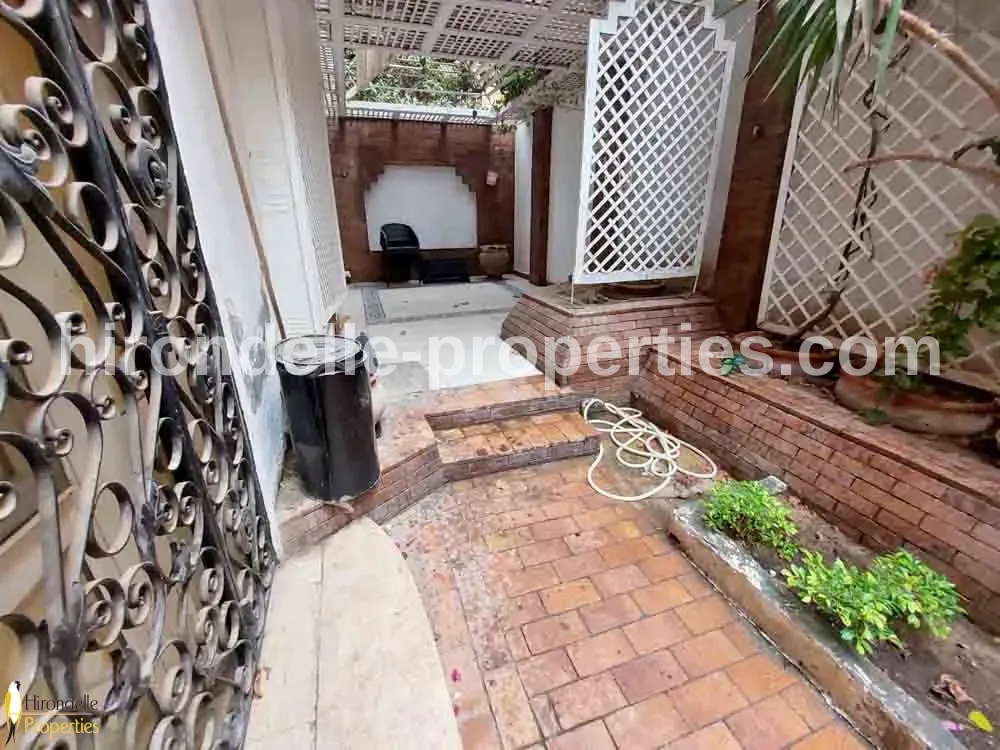 Ground Floor With Private Garden For Rent In Maadi Sarayat