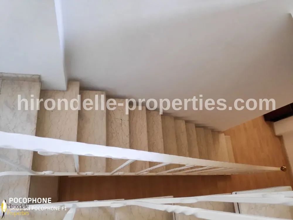 Apartment With Balcony For Rent In Zamalek