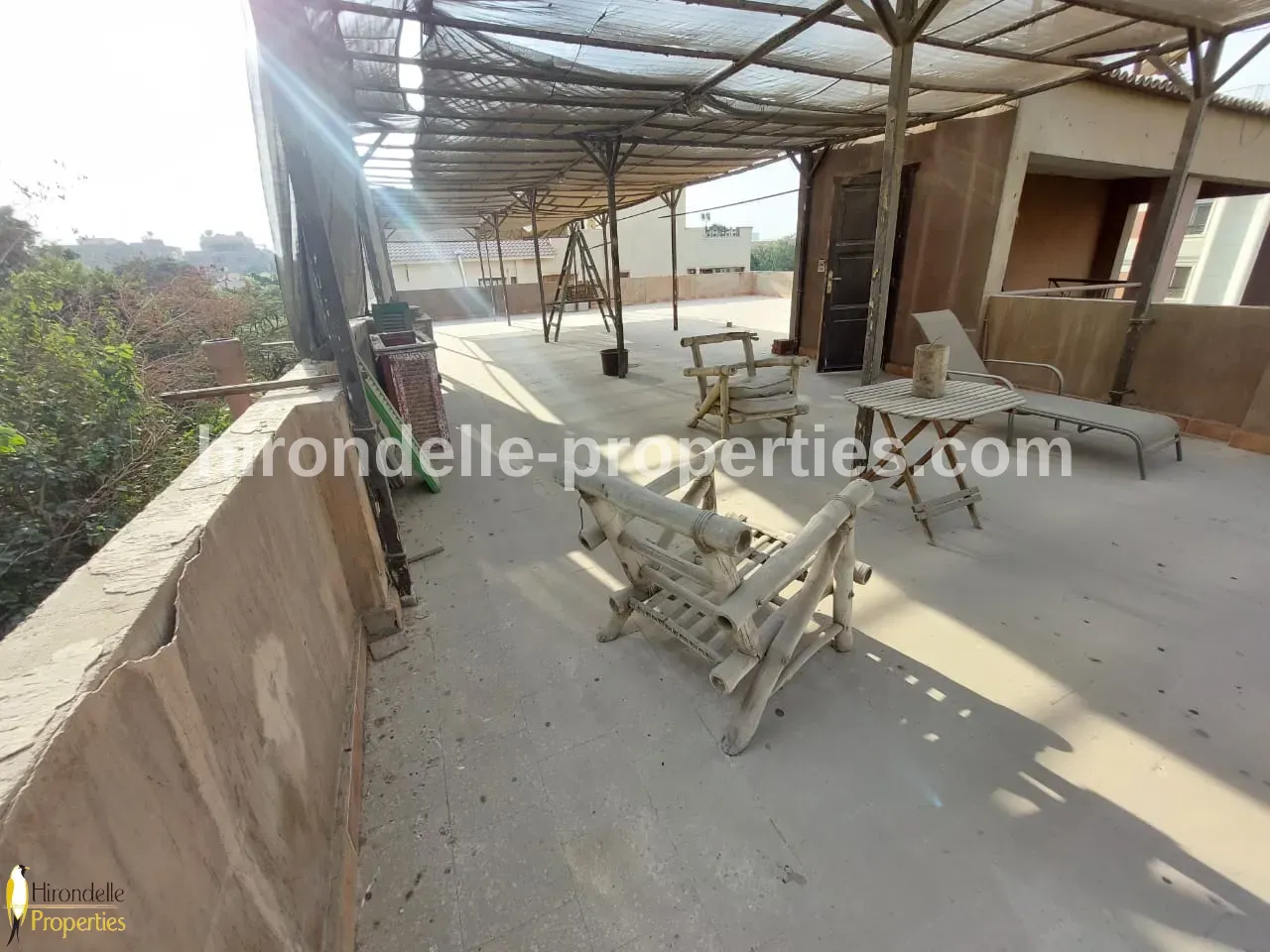 Roof Top With Terrace For Rent In Maadi Sarayat