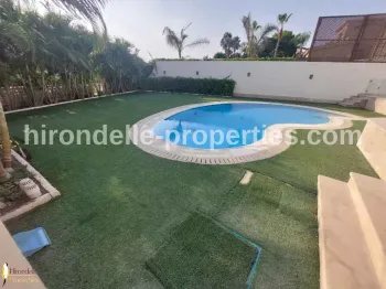 Villa With Private Pool And Garden For Rent In Katameya Heights