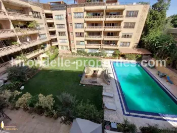 Apartment Overlooking Shared Pool For Sale In Maadi Sarayat